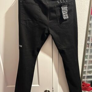 Ksubi Black Slim Straight Jeans